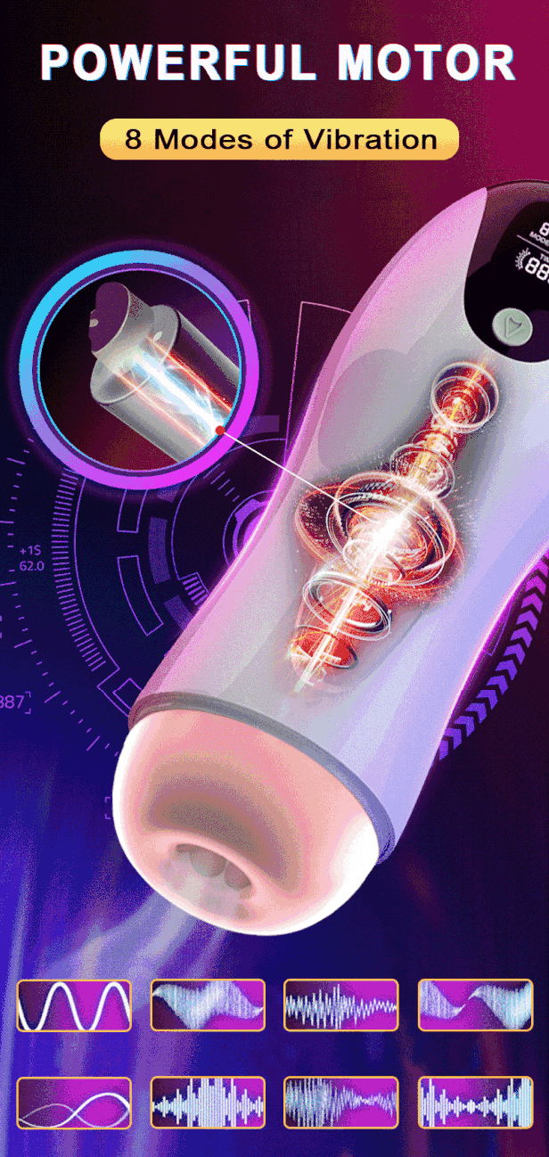 Âm đạo giả tự động rung co bóp búm nóng siêu chân thực