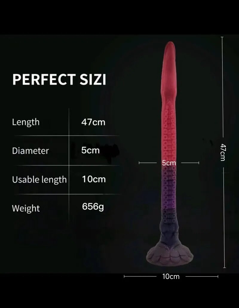 Dương vật giả gắn tường độc đáo Khủng Long Ngựa Vảy Rắn chất lượng cao