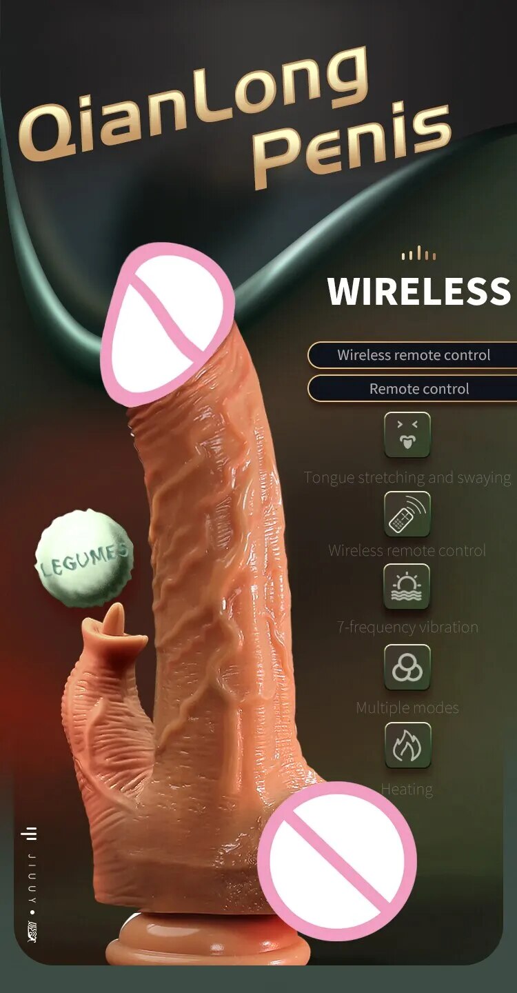 Jiuuy dương vật giả rung thụt hút chuyên sâu Đế dính tường