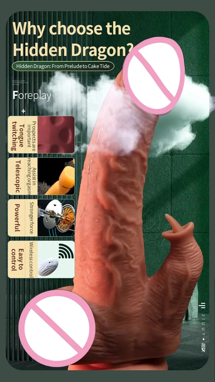 Jiuuy dương vật giả rung thụt hút chuyên sâu Đế dính tường