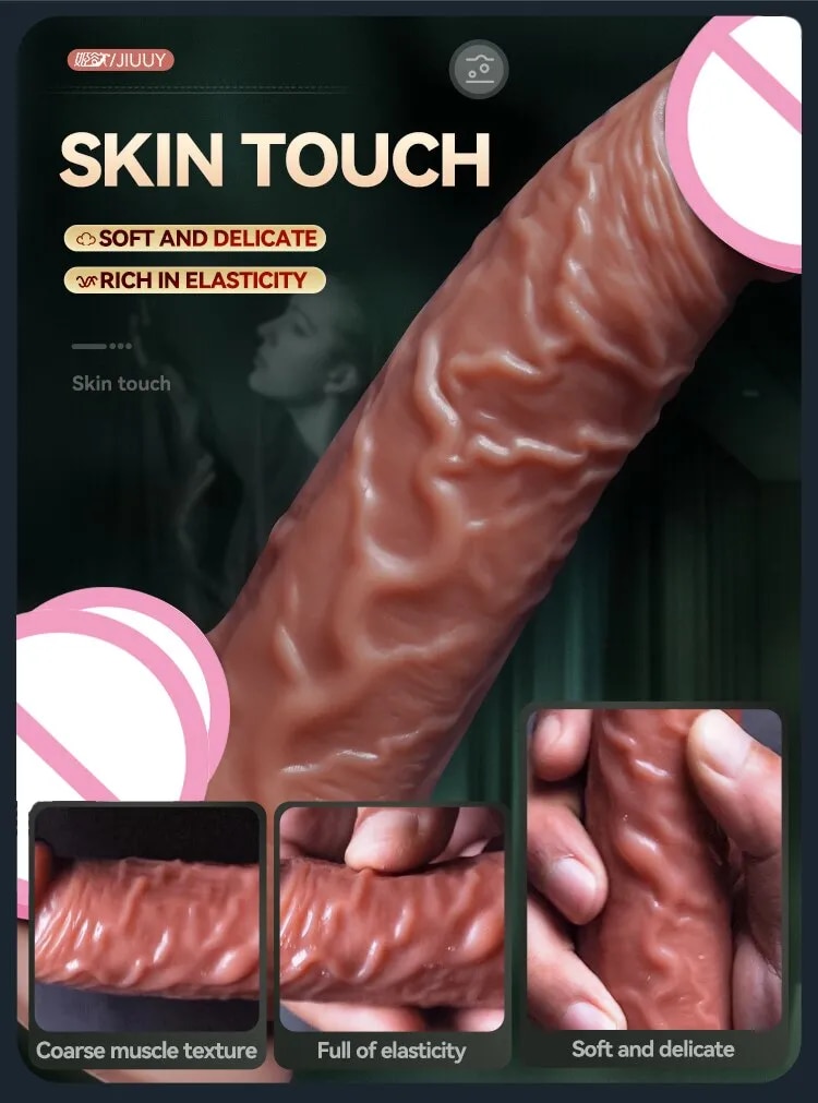 Jiuuy dương vật giả rung thụt hút chuyên sâu Đế dính tường