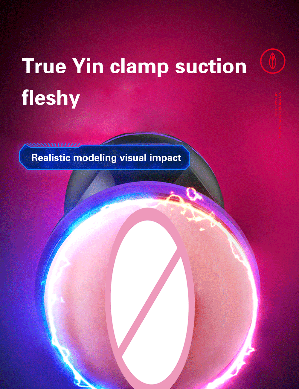 Âm đạo giả 3D 2 đầu rung hút mạnh điều khiển app siêu thực