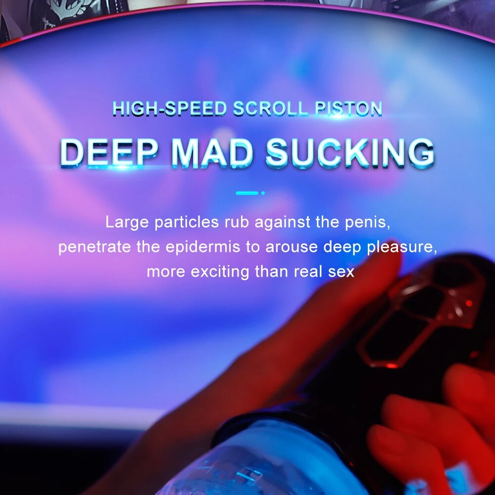 Máy Thủ Dâm Nam Tự Động Bú Hút Tập Luyện Dương Vật To Dài