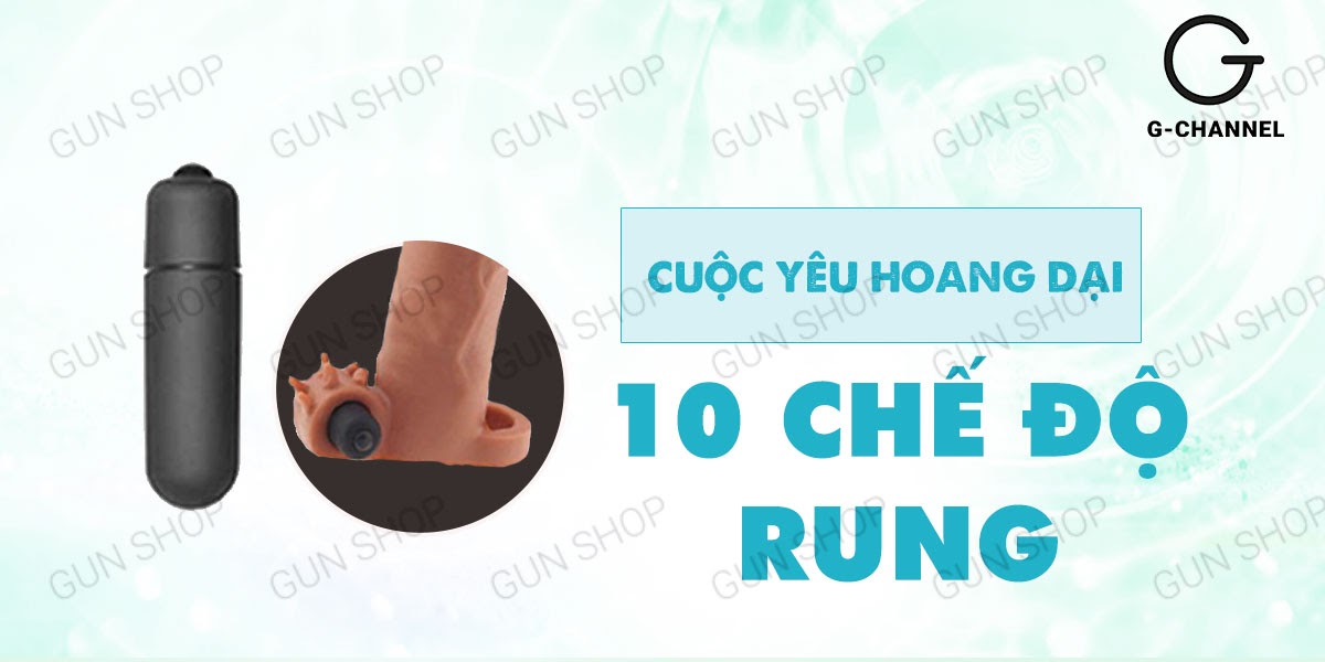 Bao cao su đôn dên rung mạnh Lovetoy Pleasure X-Tender tăng khoái
