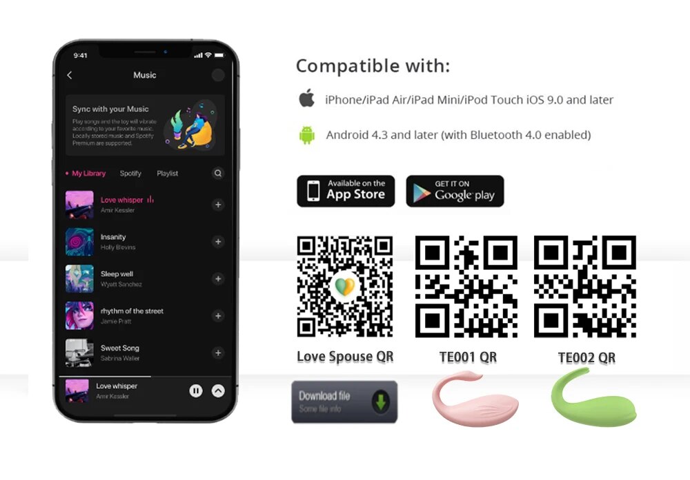 Trứng rung Love Spouse Bluetooth điều khiển qua app cao cấp