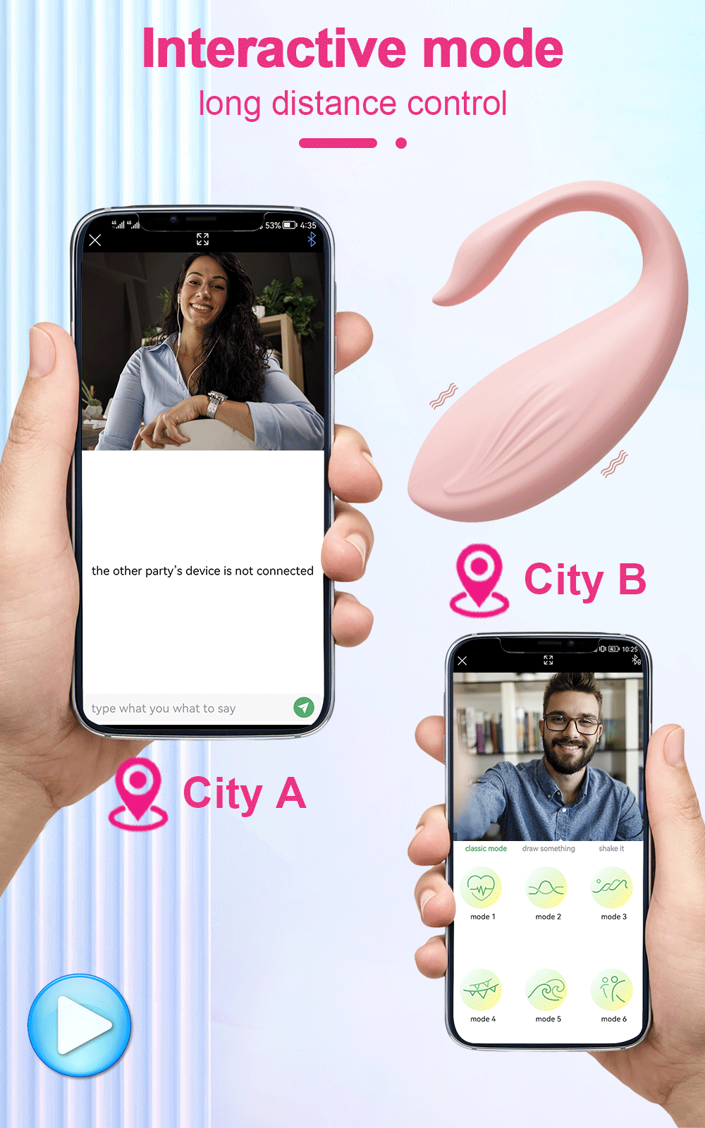 Trứng rung Love Spouse Bluetooth điều khiển qua app cao cấp