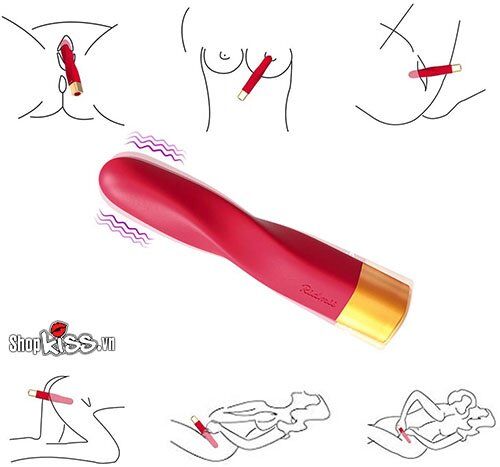 Dụng cụ kích thích điểm G Svakom Finn hình thỏi son tinh tế, dễ dùng