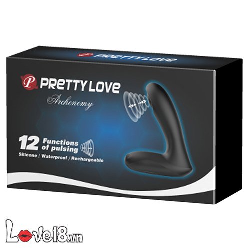Dụng cụ hậu môn Pretty Love Archenemy siêu bền rung đa tần kích thích