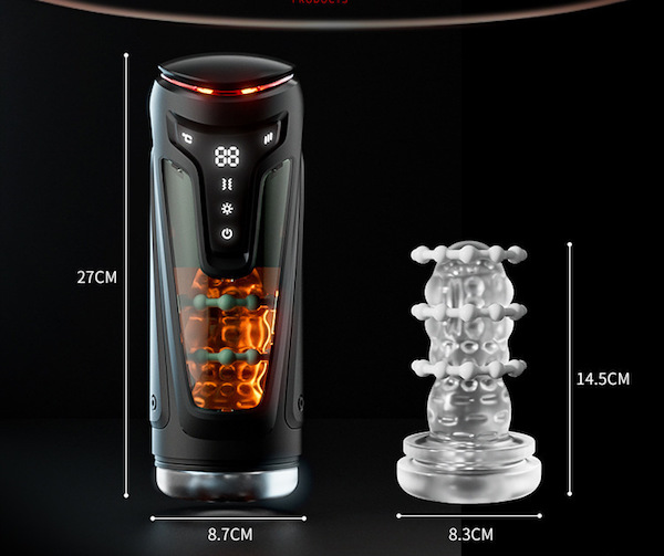 Máy Bút Mút Dương Vật Tự Động Rung Thụt Đa Chức Năng