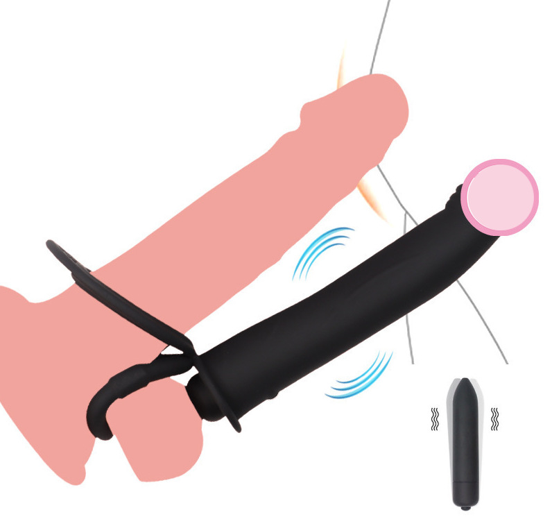 Đồ chơi người lớn gay combo dương vật giả vòng đeo hậu môn kích thích