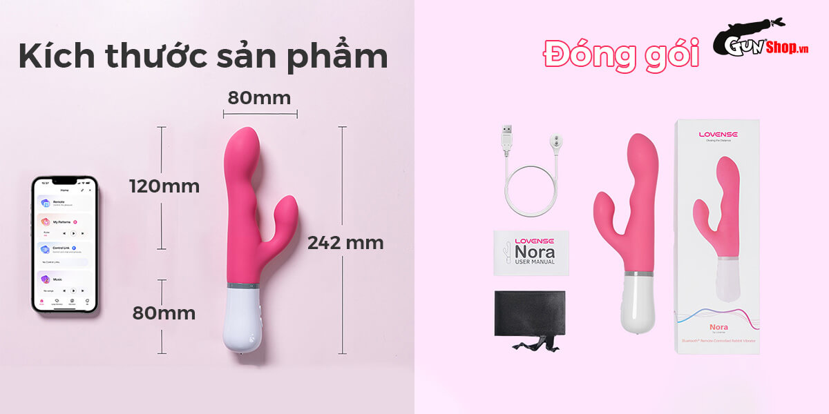Lovense Nora đa năng điều khiển qua app, tăng khoái cảm Lovense Nora đa năng điều khiển qua app, tăng khoái cảm
