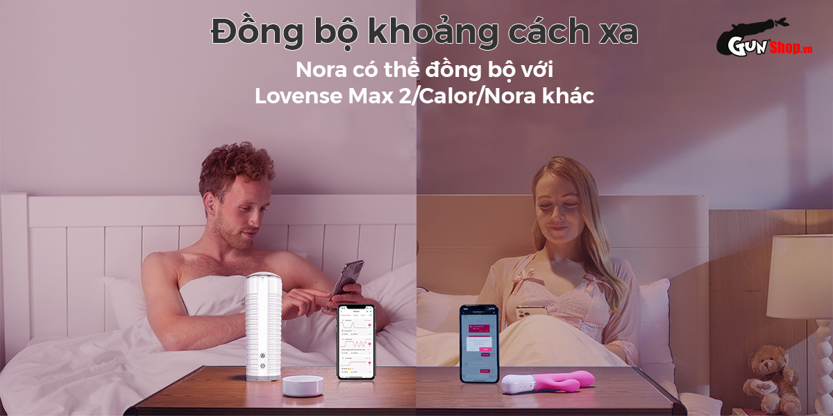 Lovense Nora đa năng điều khiển qua app, tăng khoái cảm Lovense Nora đa năng điều khiển qua app, tăng khoái cảm