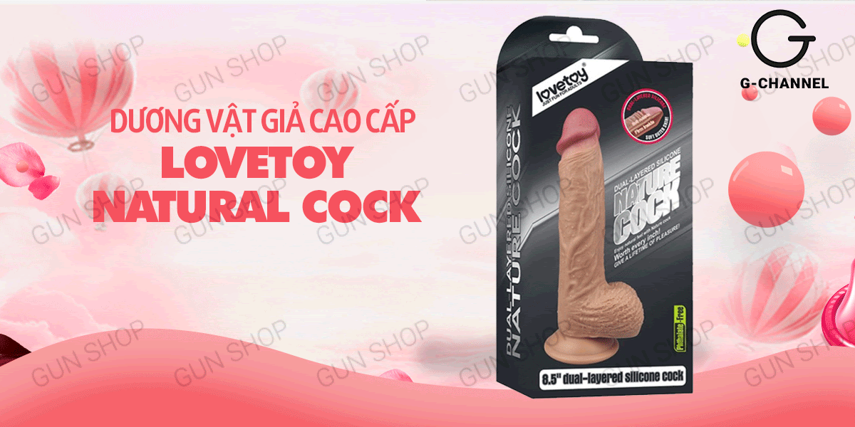 Dương vật giả Lovetoy 18cm dính tường silicon mềm mại giá tốt Dương vật giả Lovetoy 18cm dính tường silicon mềm mại giá tốt