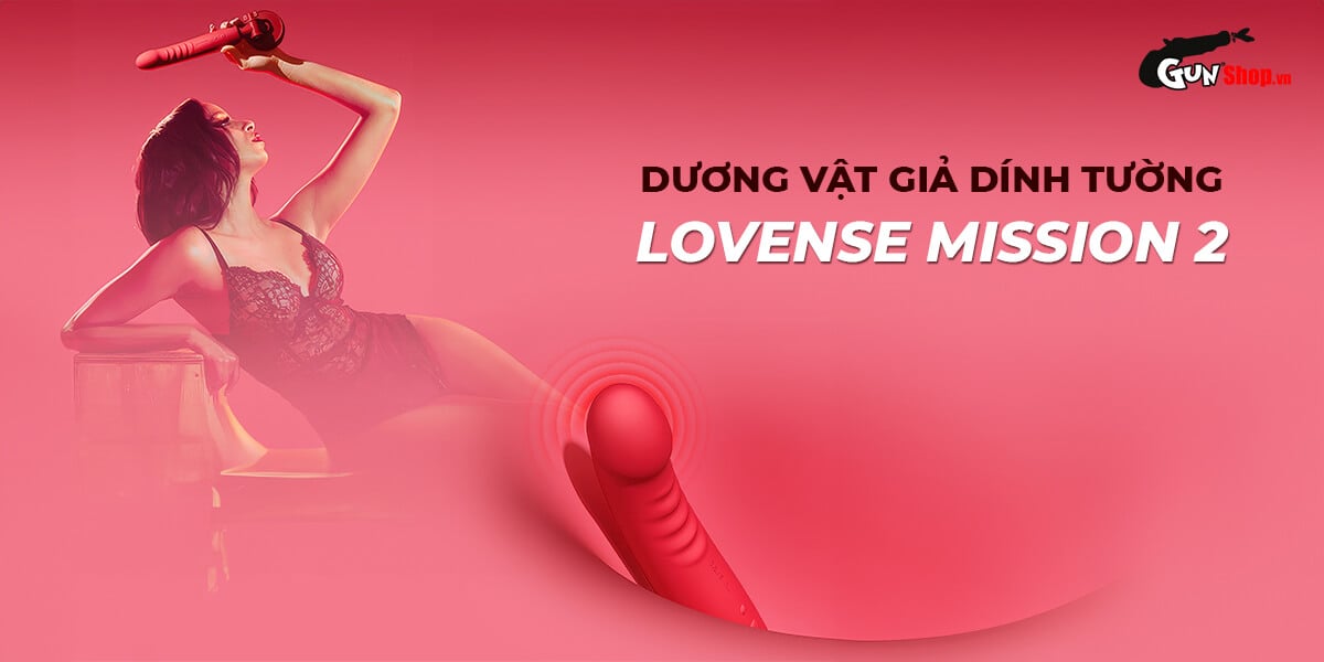Lovense Mission 2 rung thụt, điều khiển app, cực phê, bảo hành