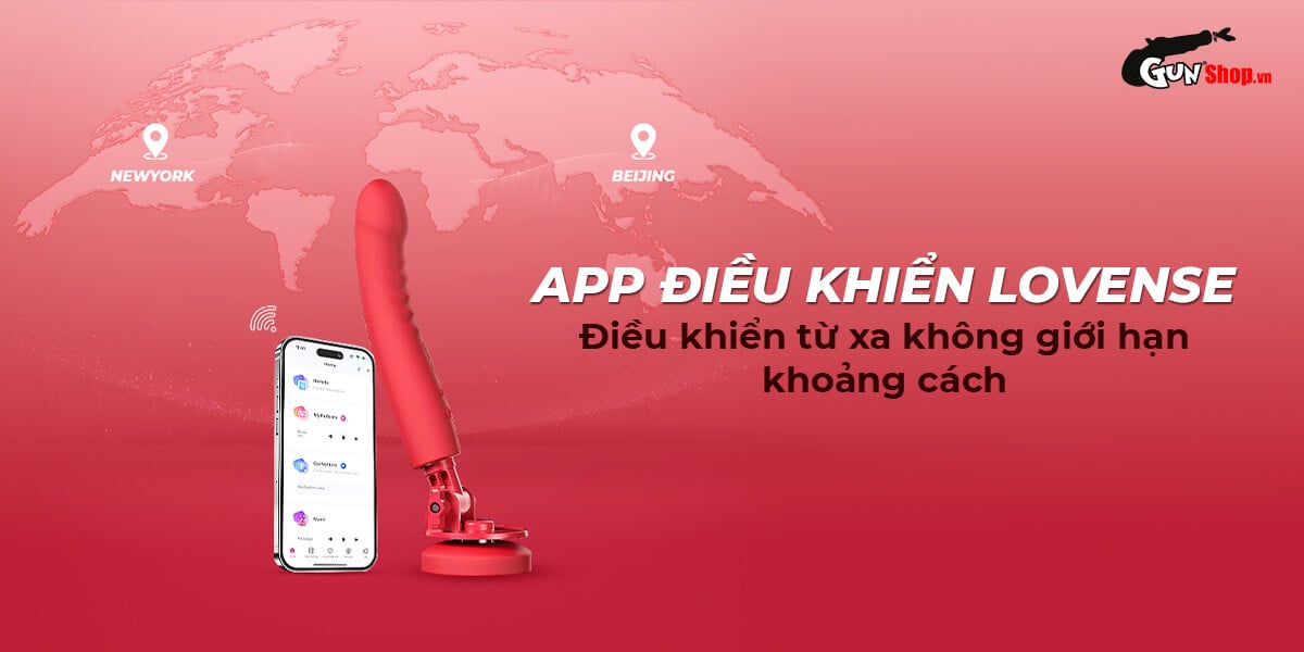 Lovense Mission 2 rung thụt, điều khiển app, cực phê, bảo hành