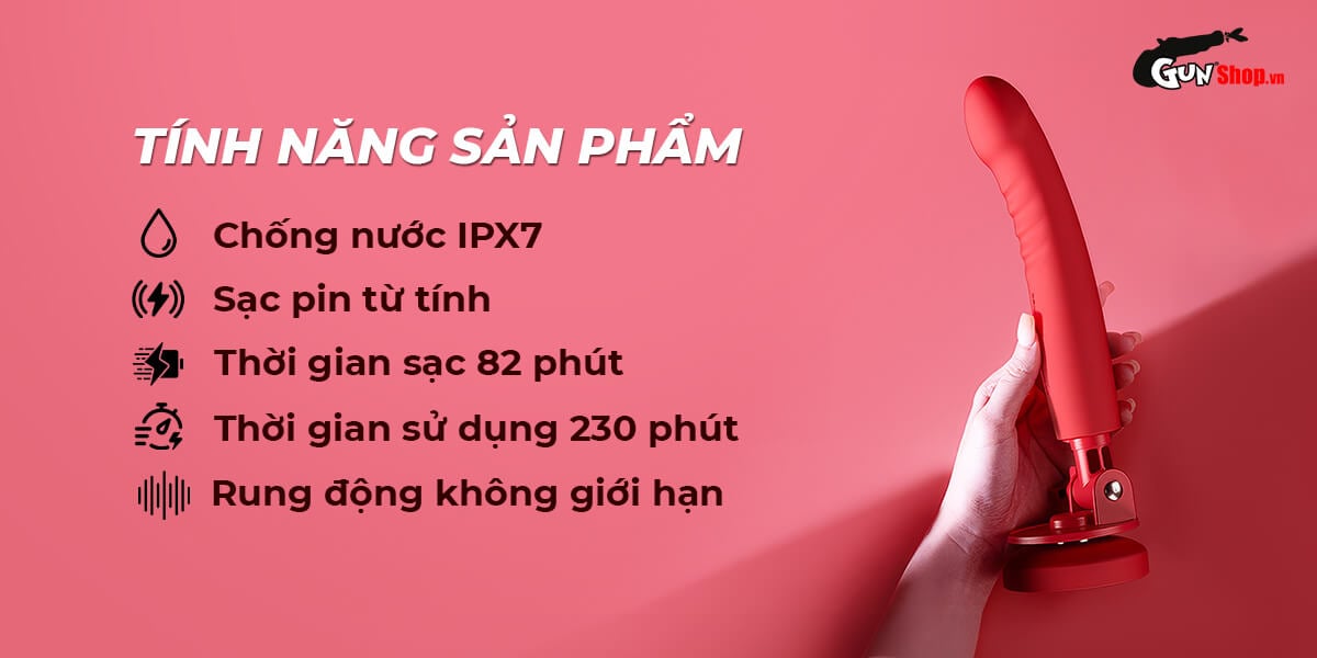 Lovense Mission 2 rung thụt, điều khiển app, cực phê, bảo hành