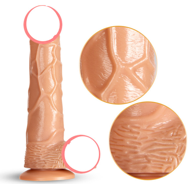 Dương vật giả dính tường Muha Male Root silicon mềm gân nổi kích thích Dương vật giả dính tường Muha Male Root silicon mềm gân nổi kích thích