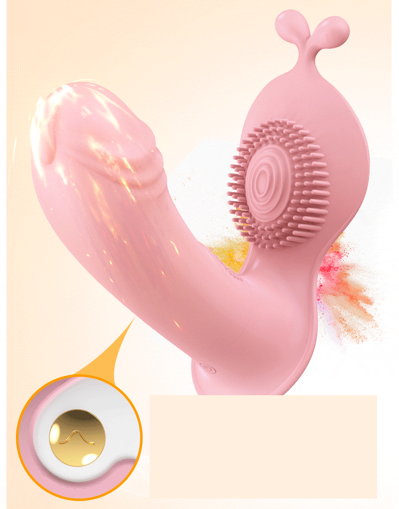 Dương Vật Giả Thỏ 2 Đầu Rung Gắn Quần Lilo We Love Kích Thích