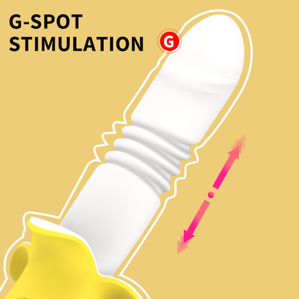 Dương vật giả Haoqi Fun Banana rung thụt, đa năng, siêu thực Dương vật giả Haoqi Fun Banana rung thụt, đa năng, siêu thực