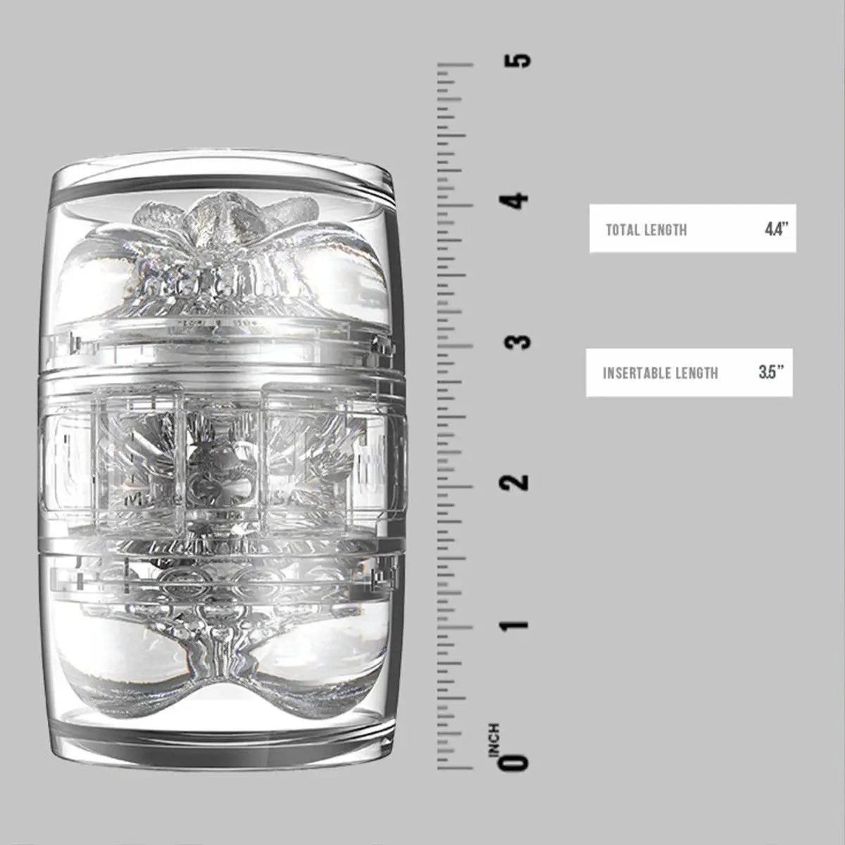 Cốc thủ dâm Fleshlight Quickshot STOYA silicone trong suốt chính hãng sang trọng