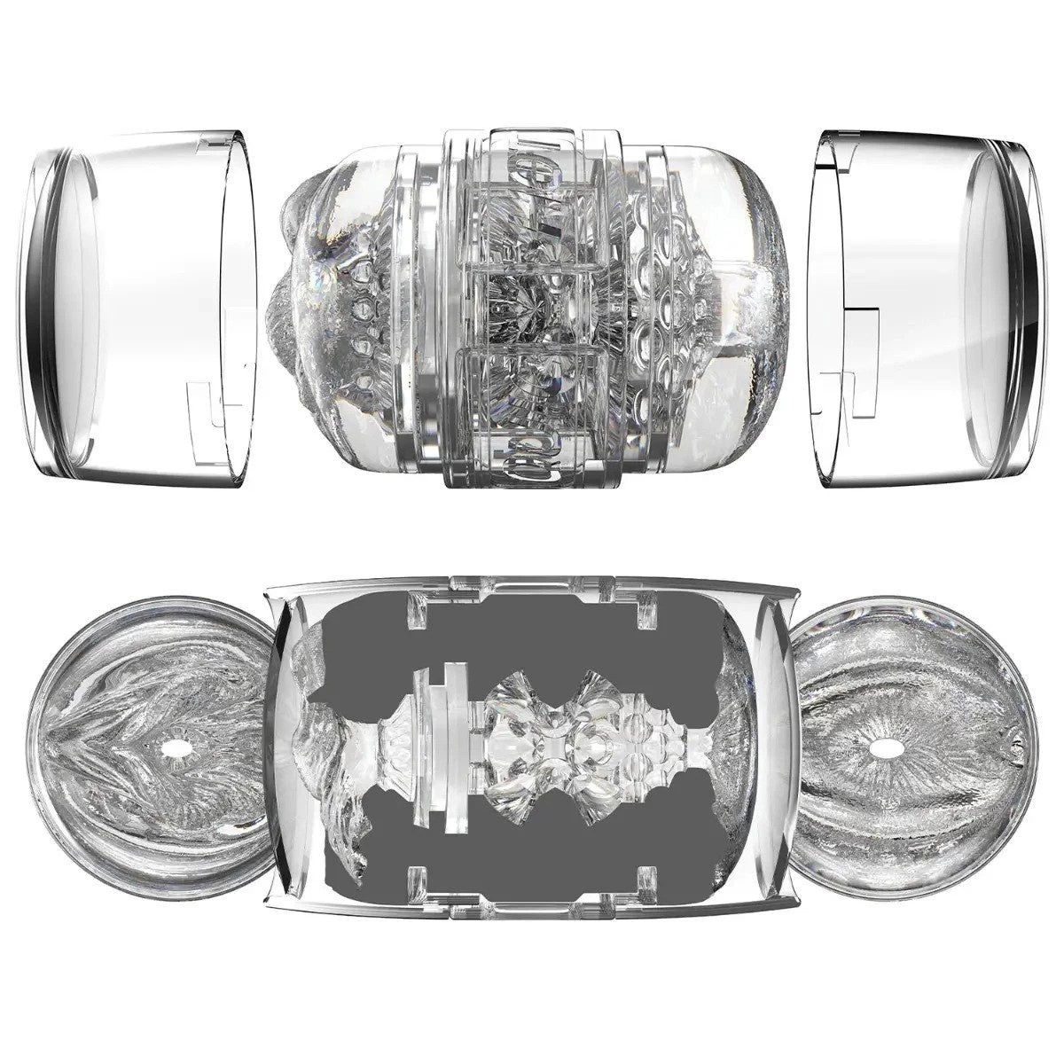 Cốc thủ dâm Fleshlight Quickshot STOYA silicone trong suốt chính hãng sang trọng