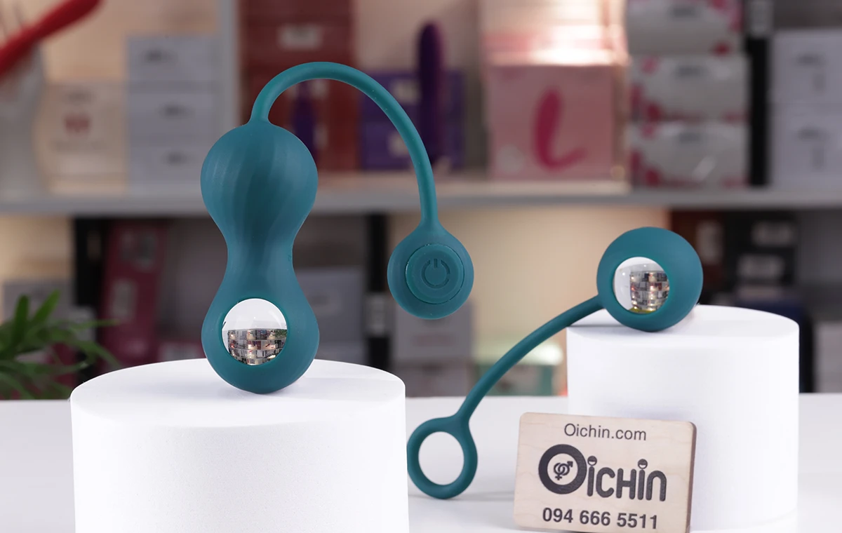 Máy rung Fun Town Crystal Duo tiện lợi kết nối app tăng khoái cảm cô bé