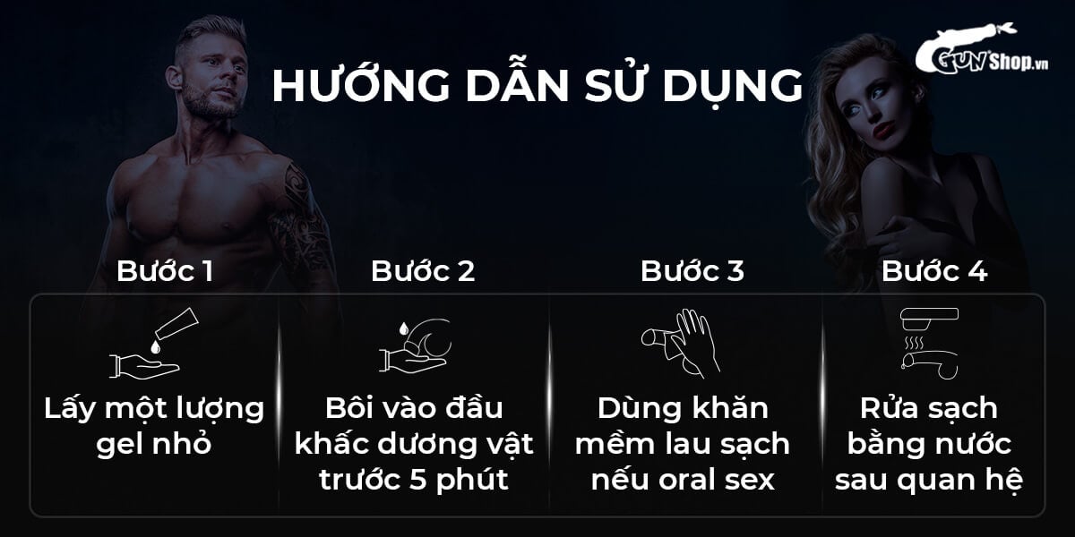Gel bôi trơn Powgaman kéo dài thời gian tăng khoái cảm chống xuất tinh sớm Gel bôi trơn Powgaman kéo dài thời gian tăng khoái cảm chống xuất tinh sớm