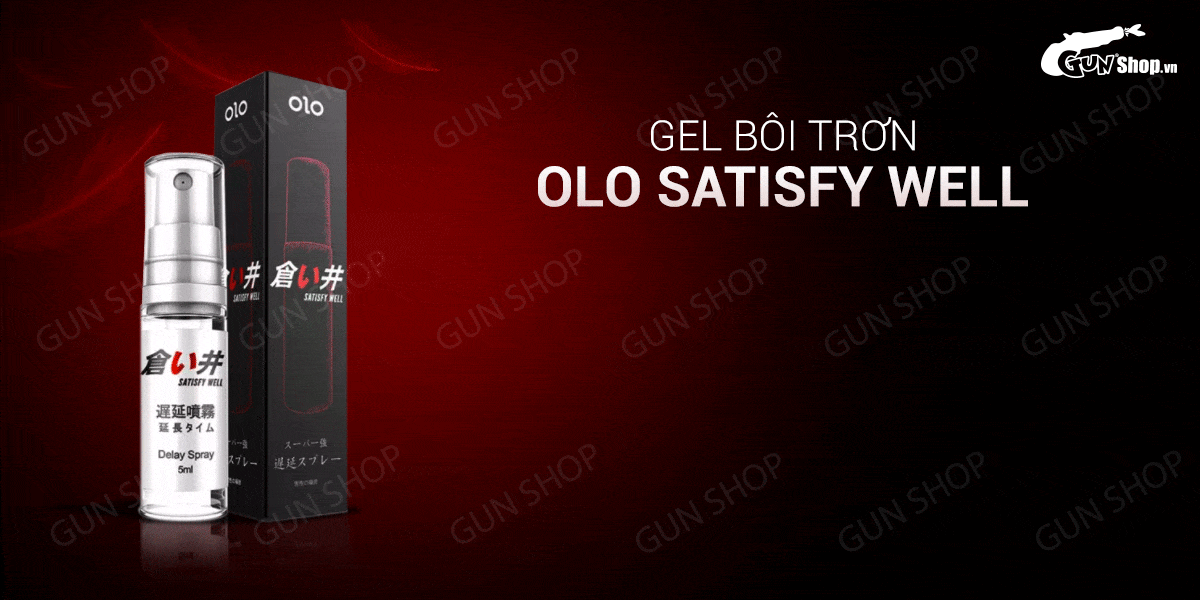 Gel bôi OLO Satisfy Well 5ml kéo dài thời gian chống xuất tinh sớm Gel bôi OLO Satisfy Well 5ml kéo dài thời gian chống xuất tinh sớm