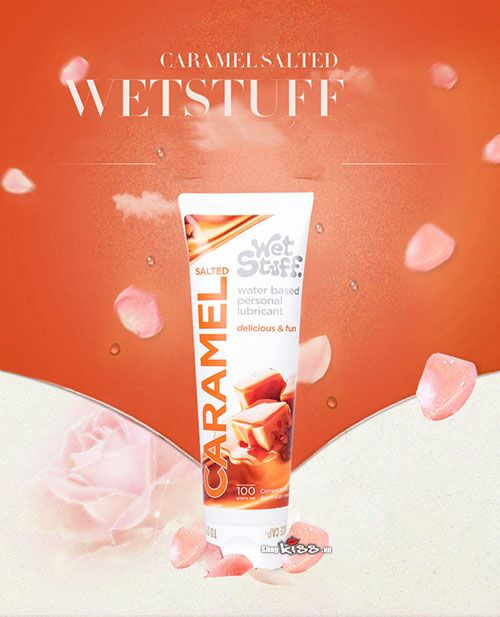 Gel bôi trơn Caramel Salted nếm được vị mặn thơm mát kích thích