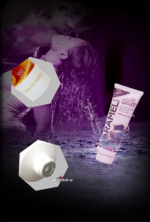 Gel bôi trơn Caramel Salted nếm được vị mặn thơm mát kích thích