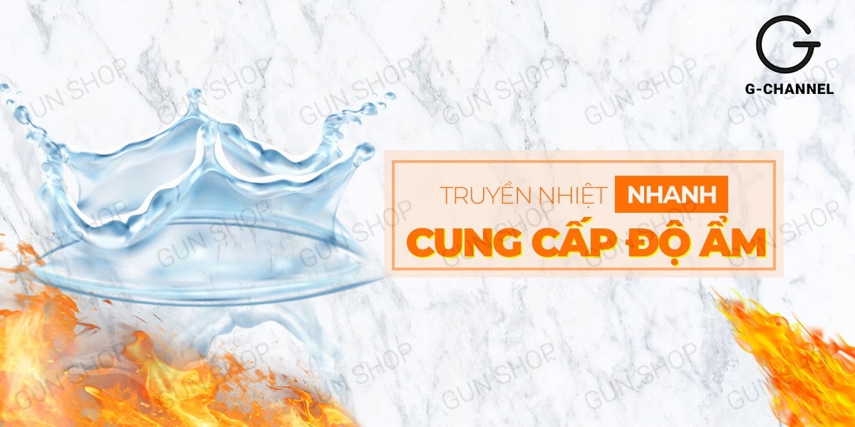 Gel bôi trơn hậu môn Shell Supermen 90ml nóng ấm kích thích