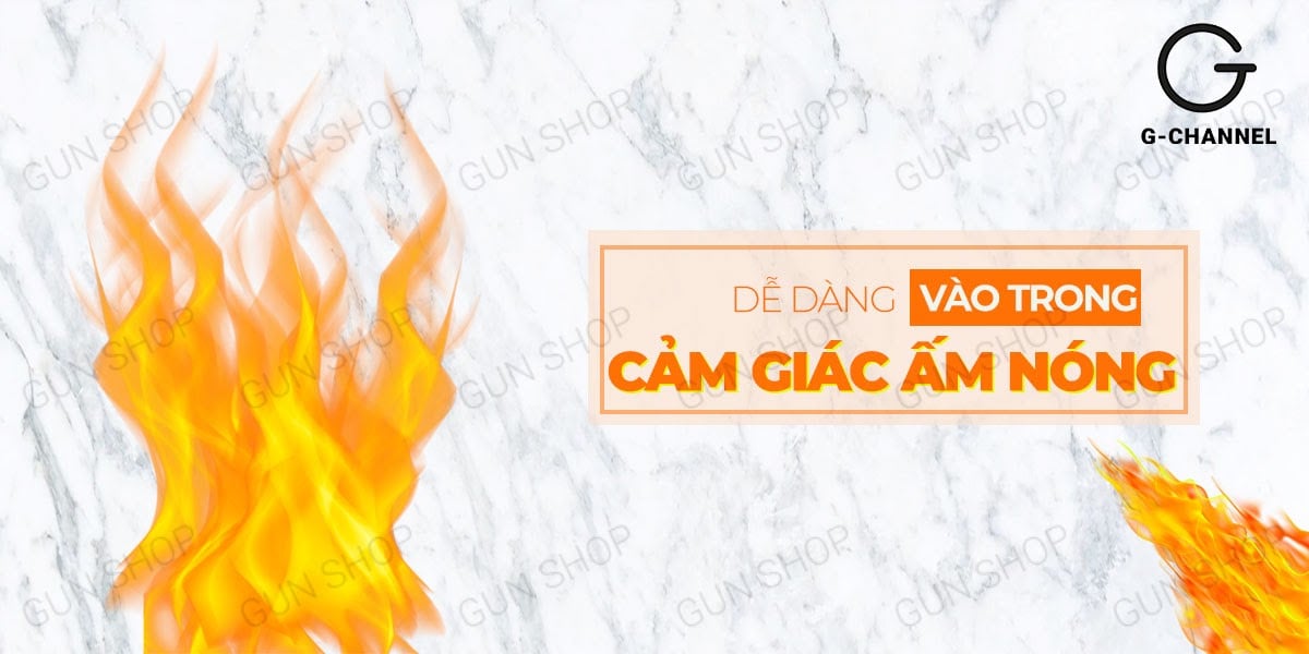 Gel bôi trơn hậu môn Shell Supermen 90ml nóng ấm kích thích