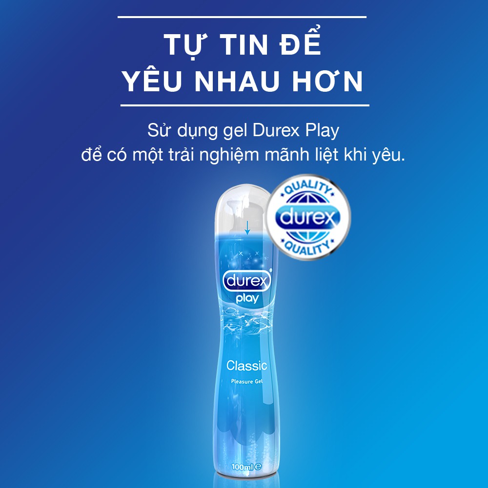 Gel bôi trơn Durex Play Classic 50ml an toàn dịu nhẹ chất lượng Gel bôi trơn Durex Play Classic 50ml an toàn dịu nhẹ chất lượng
