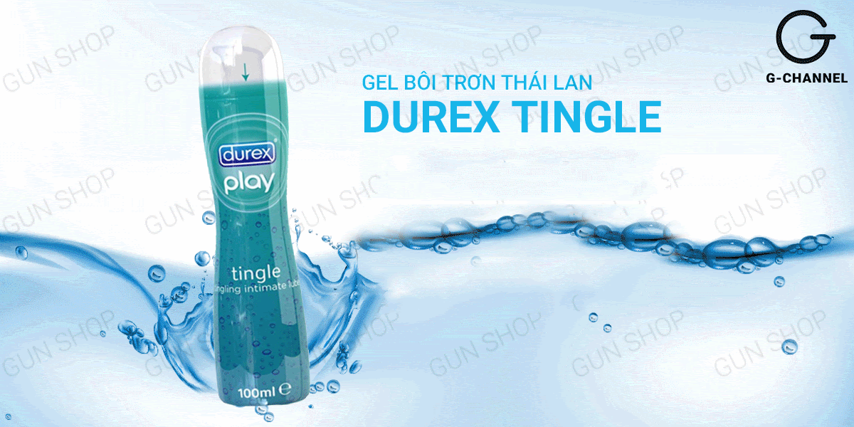 Gel bôi trơn mát lạnh Durex Tingle 100ml kích thích tăng hưng phấn Gel bôi trơn mát lạnh Durex Tingle 100ml kích thích tăng hưng phấn