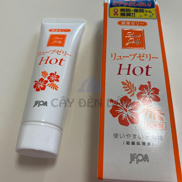 Gel Bôi Trơn Jex Luve Jelly Hot 55g Nhật Bản tăng khoái cảm Nữ