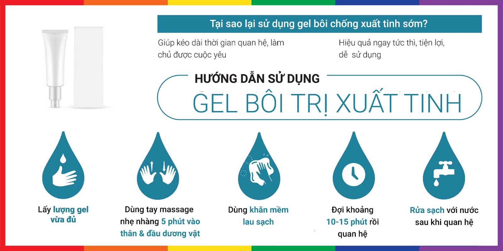 Gel Titan Provocative đỏ 50ml tăng kích thước dương vật hiệu quả