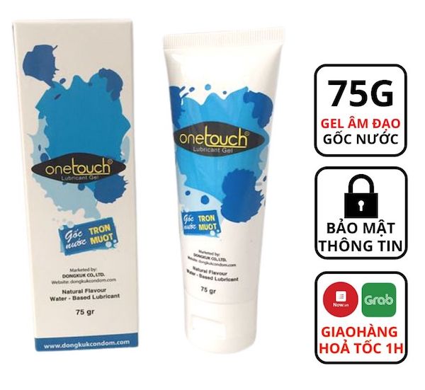 Gel bôi trơn Onetouch Thái Lan 75g an toàn không gây rát, kích thích Gel bôi trơn Onetouch Thái Lan 75g an toàn không gây rát, kích thích