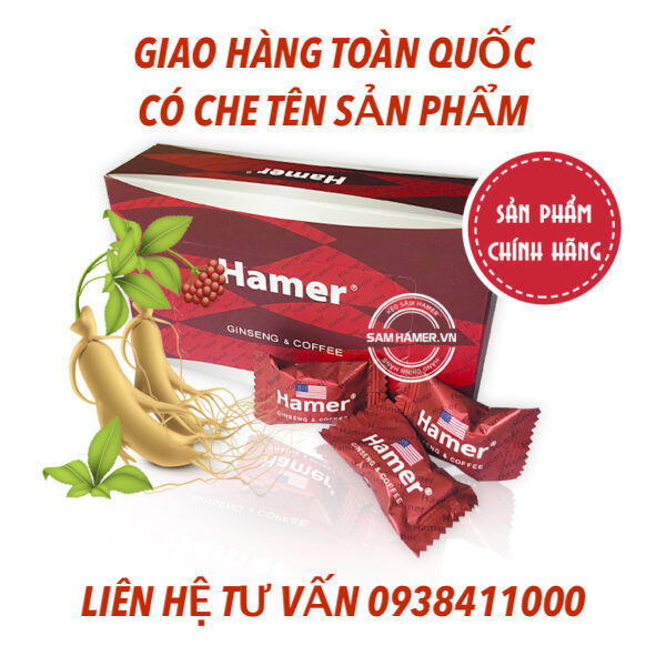 Kẹo Sâm Hamer USA chính hãng tăng cường sinh lý kéo dài thời gian