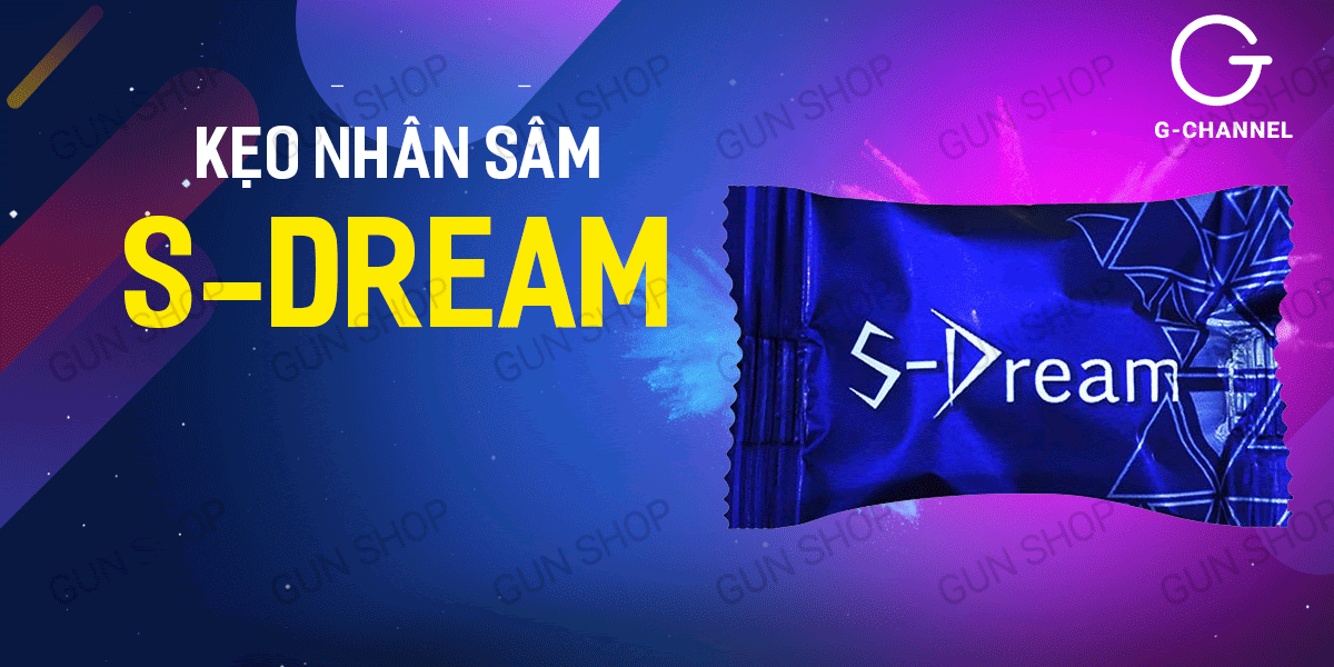 Kẹo nhân sâm S-Dream tăng cường sinh lực sức khỏe nam nữ