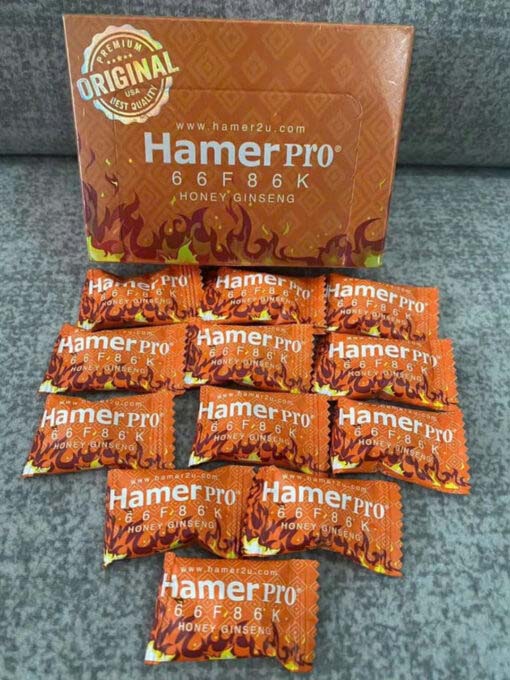 Kẹo Sâm Hamerpro mật ong thơm ngon tăng sức khỏe hấp dẫn