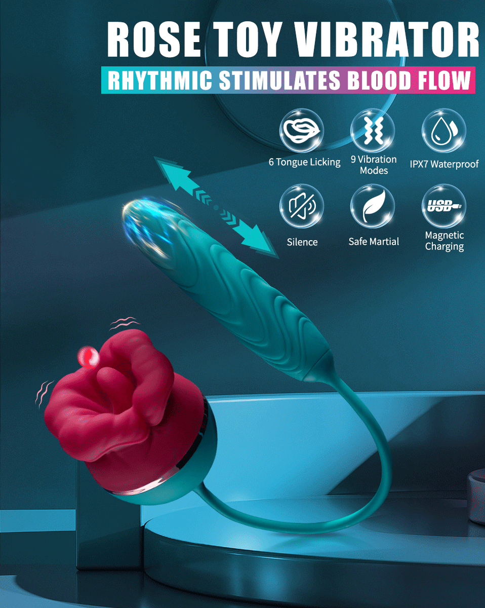 Trứng rung hoa hồng 2 đầu thụt liếm mạnh mẽ kích thích mê Trứng rung hoa hồng 2 đầu thụt liếm mạnh mẽ kích thích mê