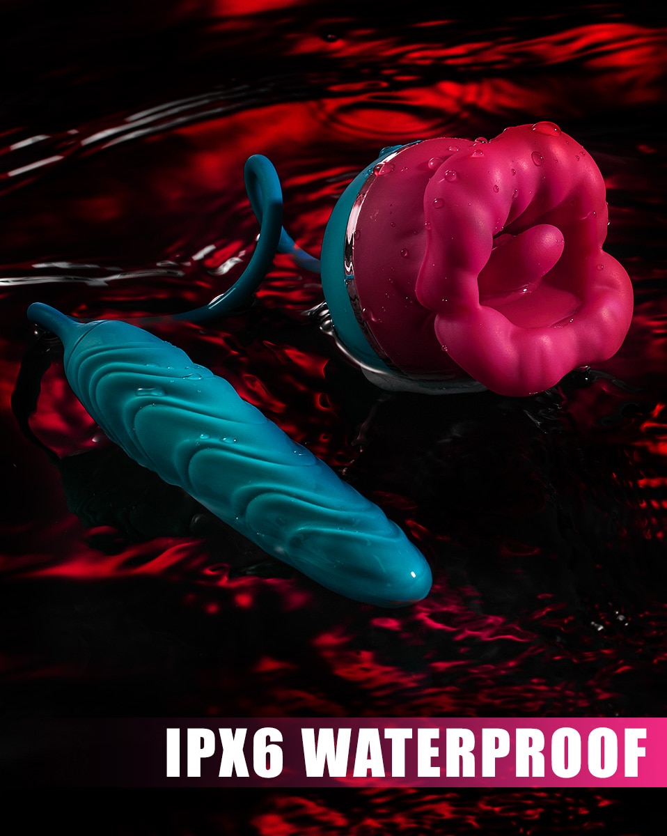 Trứng rung hoa hồng 2 đầu thụt liếm mạnh mẽ kích thích mê Trứng rung hoa hồng 2 đầu thụt liếm mạnh mẽ kích thích mê