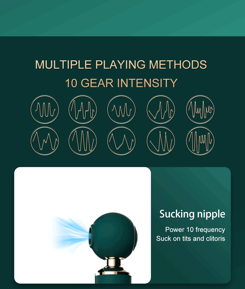 Chày rung 2 đầu 3 in 1 thụt hút massage kích thích cảm xúc