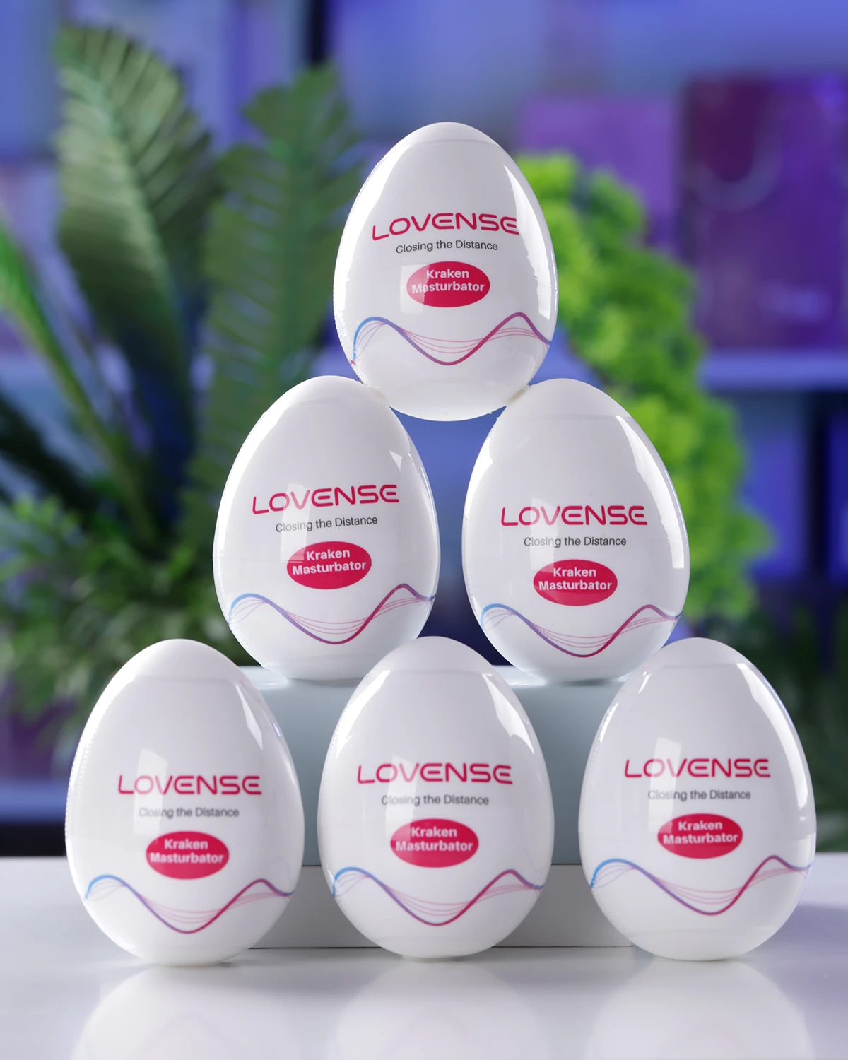 Âm đạo giả Lovense Kraken silicone trứng nhỏ gọn siêu mềm mại kích thích