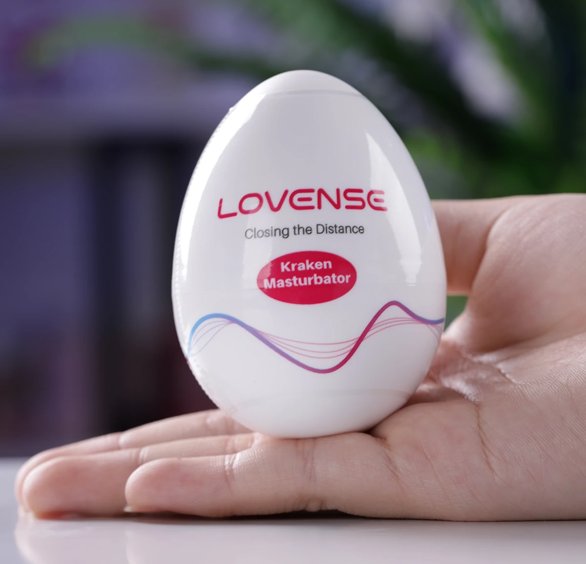 Âm đạo giả Lovense Kraken silicone trứng nhỏ gọn siêu mềm mại kích thích