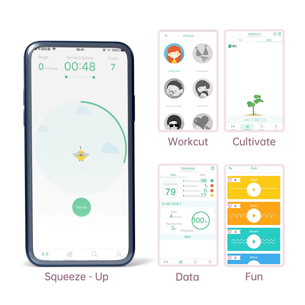 Magic Motion Fitcute Kegel Rejuve Rung Thông Minh Se Khít Đa Năng