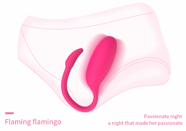 Trứng rung thiên nga Flamingo điều khiển điện thoại cao cấp kích thích Trứng rung thiên nga Flamingo điều khiển điện thoại cao cấp kích thích