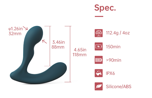 Magic Motion Solstice X App Mát Xa Tuyến Tiền Liệt Thông Minh