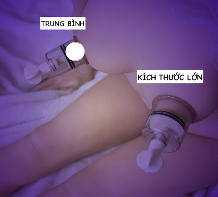 Bộ dụng cụ kích thích ngực hút chân không giảm stress siêu kích thích an toàn