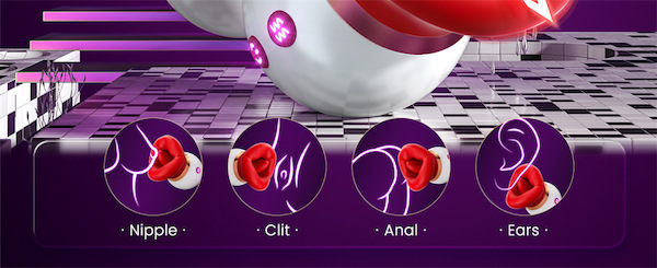 Máy rung kích thích điểm G 3 in 1 liếm bú sướng mê say